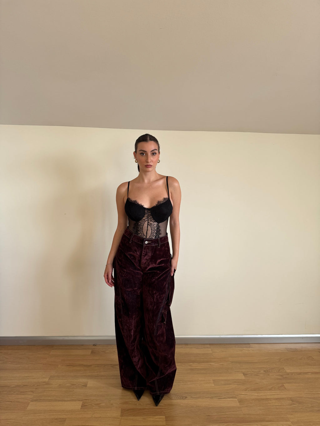 Jeans Burgundy