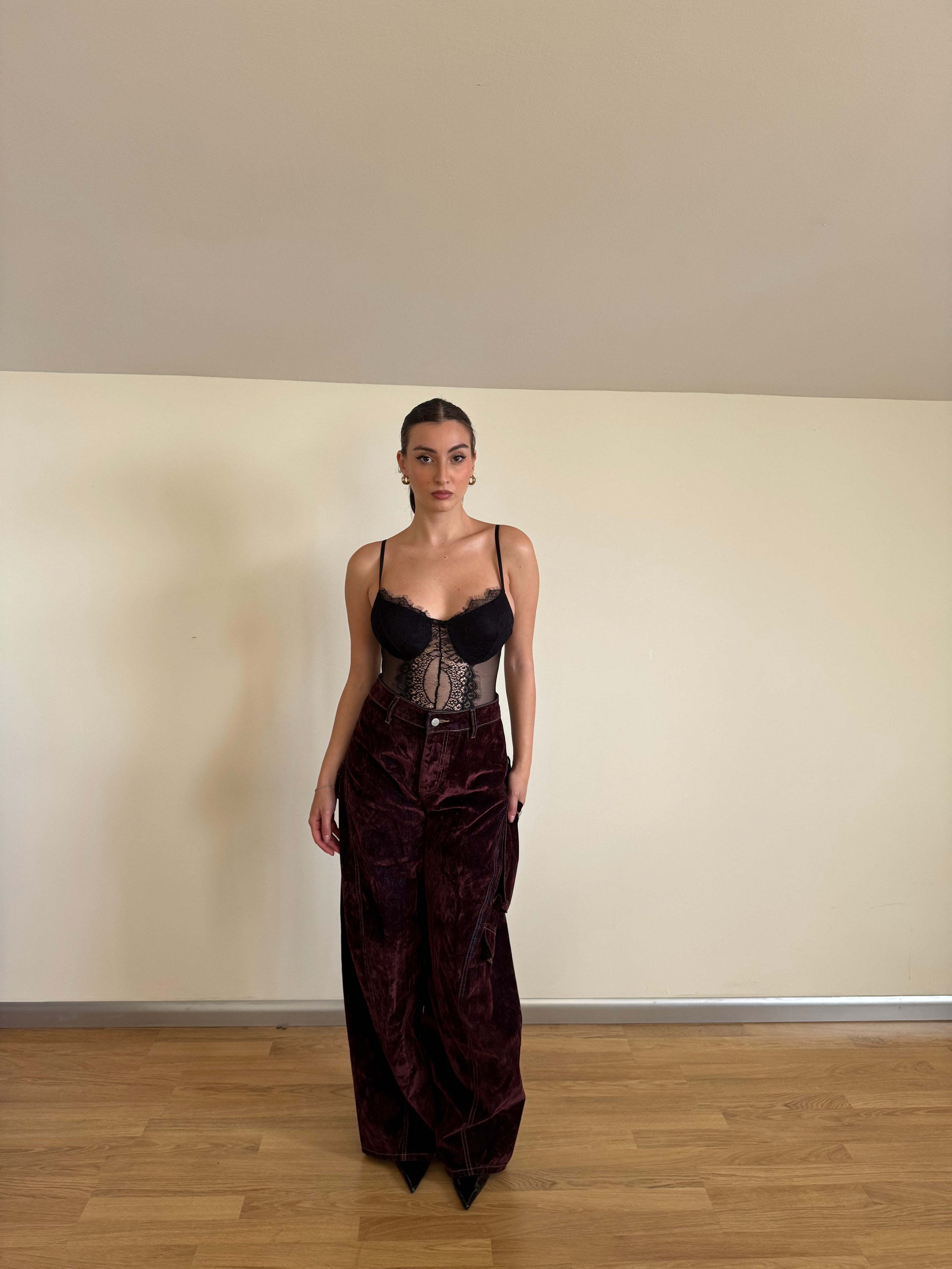 Jeans Burgundy