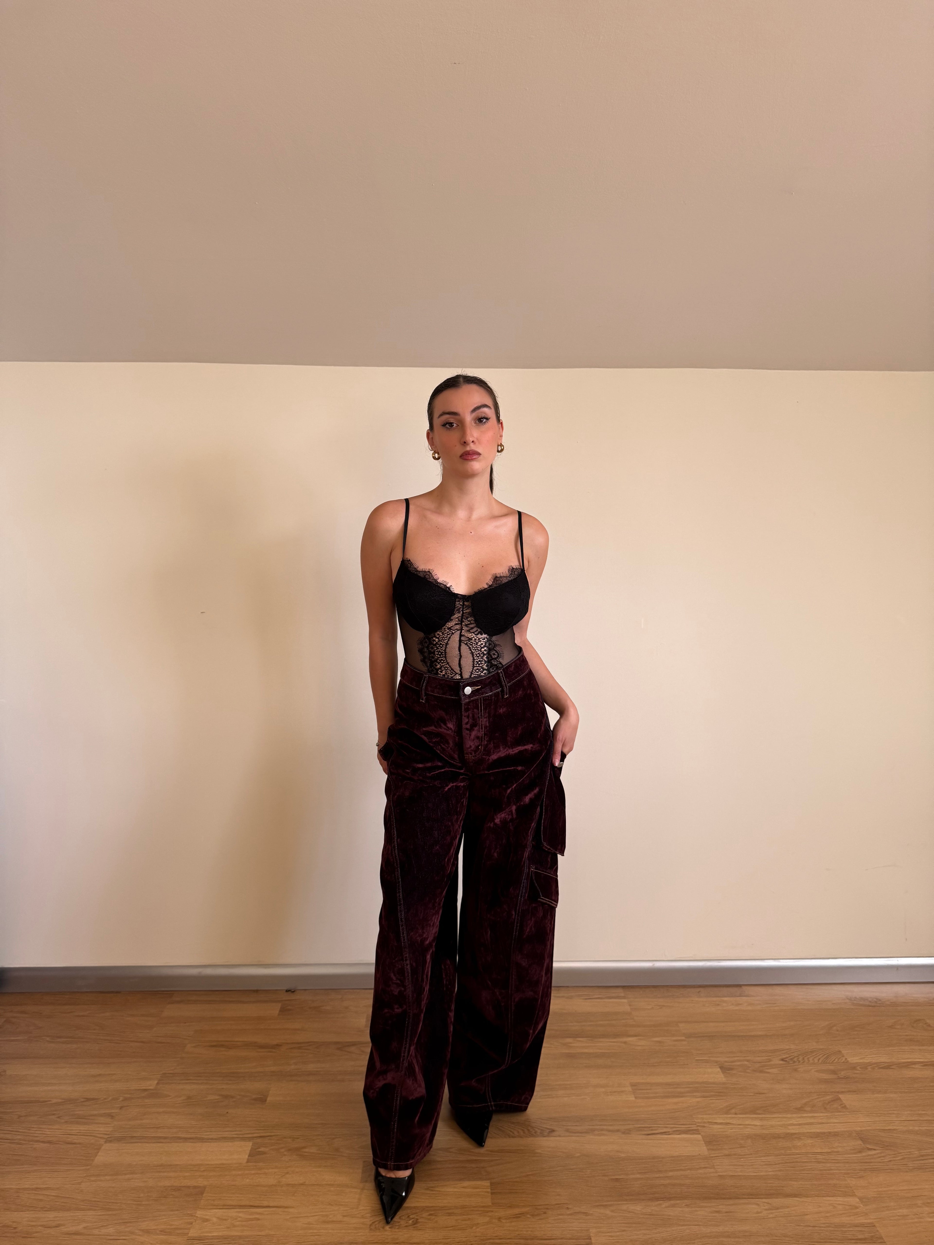 Jeans Burgundy