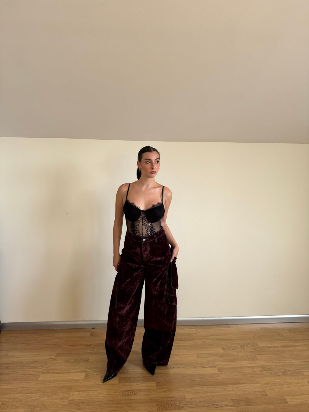 Jeans Burgundy